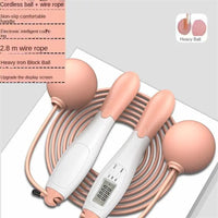 Cordless Electronic Jumping Rope Counting Speed Skipping Counter Gym Fitness Crossfit Skipping Smart Jump Rope with LCD Screen