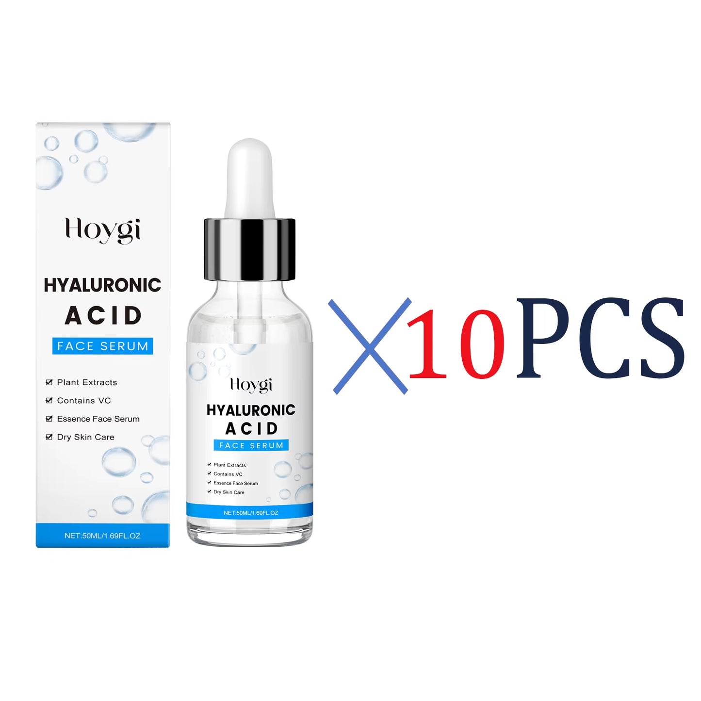 Hyaluronic Acid Serum 50Ml anti Aging Face Serum with Centella Asiatica Deep Hydration for Glowing Skin for Fine Lines Wrinkles