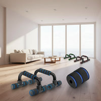 1Pair U-Shaped Push-Up Rack Fitness Equipment Hand Sponge Grip Muscle Training Push up Bar Chest Home Gym Body Building